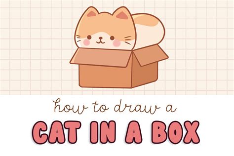 cat in box drawing